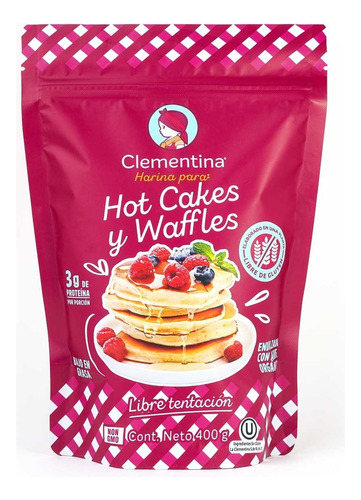 Harina Sin Gluten Para Waffles/hotcakes Clementina