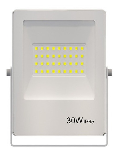 Refletor Ultrafino Led Bivolt Branco 30w 2400l 9393 - Gaya Cor da luz Branco-neutro 110V/220V