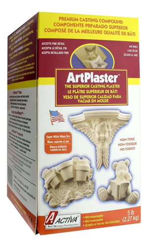 Activa Artplaster Premium Yeso - Compuesto De Fundición De 5