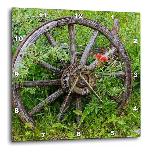 3drose Old Wagon Wheel En El Histórico Barkersville, Columbi