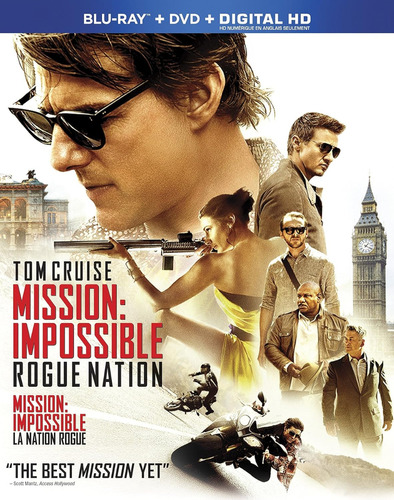 Pelicula Blu-ray - Mission Impossible Rogue Nation - 2 Disc 