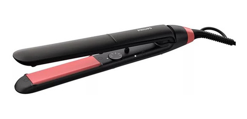 Imagen 1 de 1 de Planchita de pelo Philips StraightCare Essential BHS376/00 negra y rosa 110V/240V