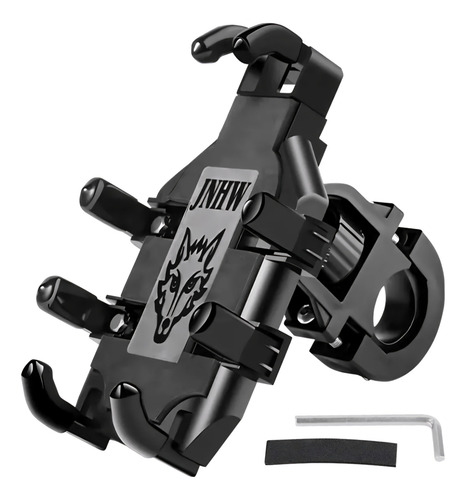 Soporte Celular Antivibración Para Motocicleta O Bicicleta Negro