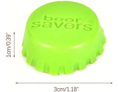 Juego De 6 Tapas De Botella De Silicona Reutilizables, Tapa