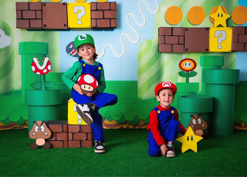 Fondo Fotográfico Mario Bross 3x2.10