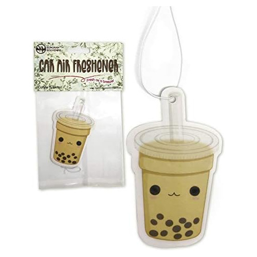 Ambientador Auto De Té Leche De Boba - Aroma Café Dul...