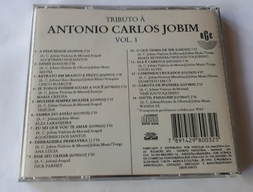 Tributo A Antonio Carlos Jobimvol. 1 (Usado)