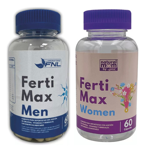 Fertimax Men Y Women Pack2x  Fertilidad Pareja Envio Gratis