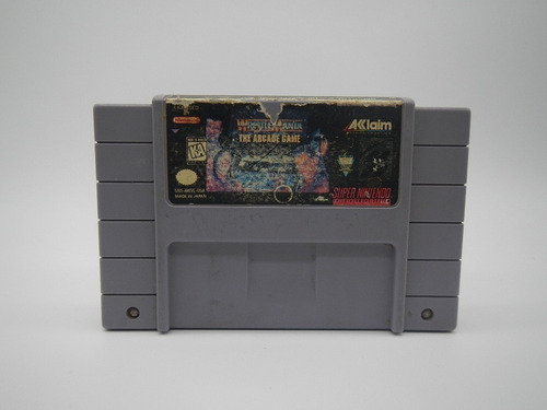 Wwf Wrestle Mania The Arcade Game Snes Gamers Code*