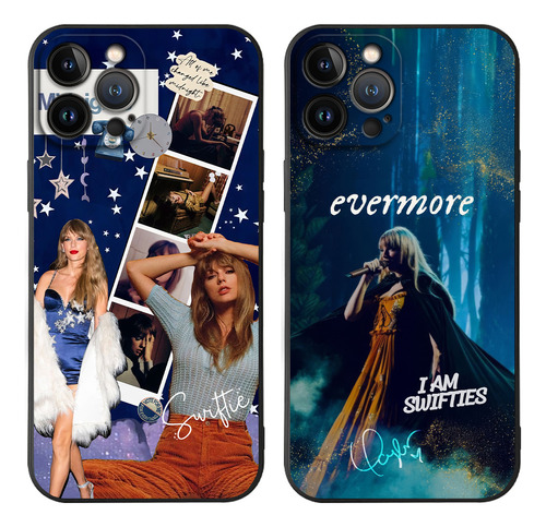 2pcs Taylor Swift Funda Para iPhone Lover Folklore Ts002