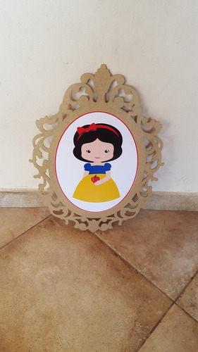 Moldura Branca De Neve Cute