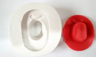 Molde De Silicone Chapéu