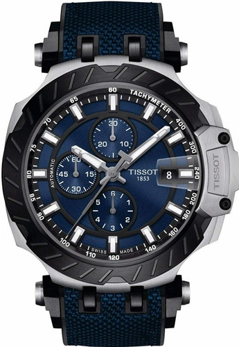 Relógio Tissot T-race Motogp Mostrador Azul Automático