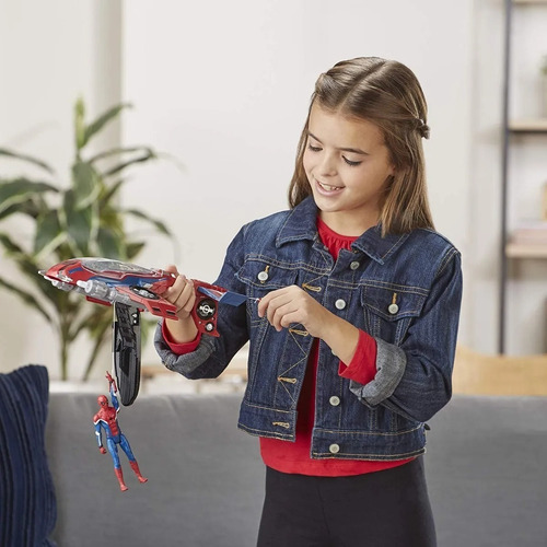 Spiderman: Lejos De Casa - Arachno-jet Con Spider-man Hasbro