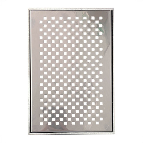 Ralo Pluvial De Inox Perfurado 20x30cm