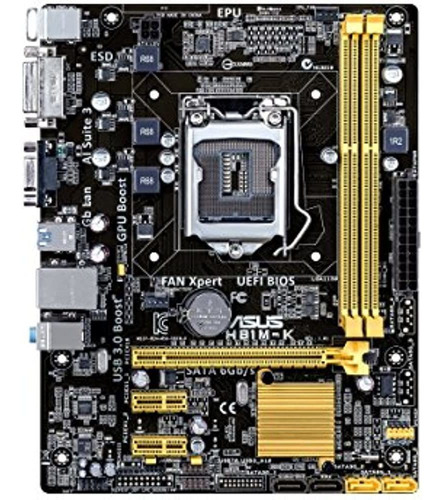 Asus Micro Atx Ddr3 1066 Lga 1150 Placas Base H81m-k