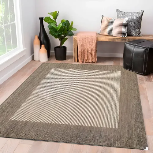 Tapete Sala Sisal Antiderrapante Lancer 2.00x1.50m Marrom-claro 2 M 1.5 M