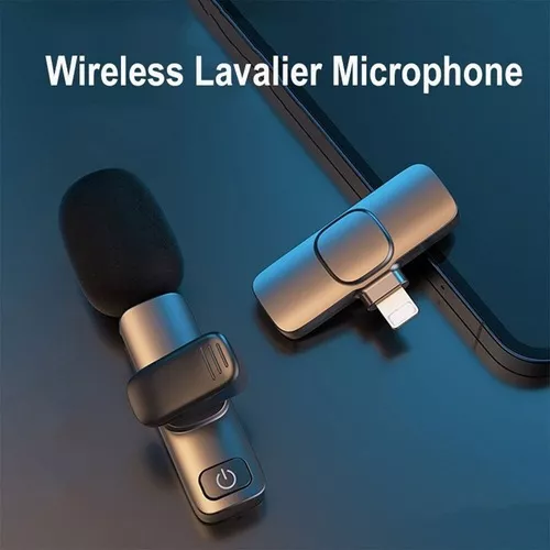 Micrófono Lavalier inalámbrico, Micrófono de solapa Lavalier 1 para 2  Interfaz Tipo C Señal estable para enseñanza