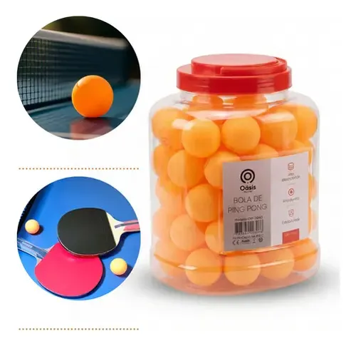 Bolinhas Ping Pong 3 Estrelas 40mm Multivinde 60 Un