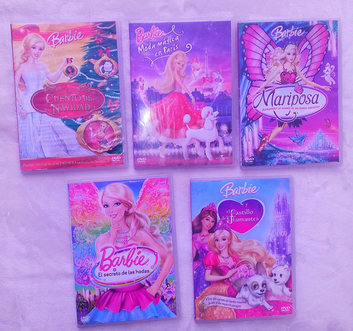 Peliculas De Barbie Lote De 5 Dvd