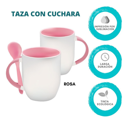 Taza Personalizada Té Con Cuchara