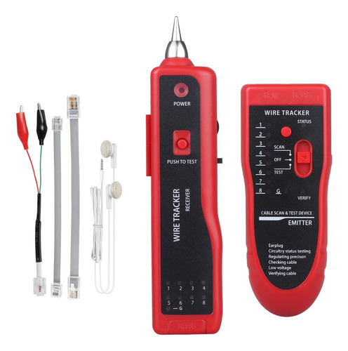 Tester De Cable Probador Red Generador De Tonos Rj11 Y Rj45