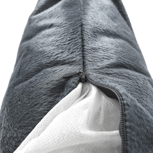 Set 4 Cojines Decorativos 45 Cm Relleno Cierre Sala Cama Gris Oxford Diferentes Diseños