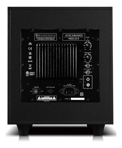 Sistema De Parlantes 5.1 Wharfedale Dx-3 Hcp Color Negro