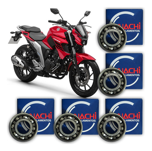 Rolamentos Roda Fazer 250 2018 2019 2020 2021 Original Nachi