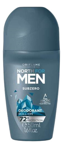 Desodorante Roll-on North For Men Subzero Oriflame 50 Ml