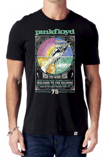 Remeras Pink Floyd Rock Algodon 10 Premium Digital Stamp Dtg