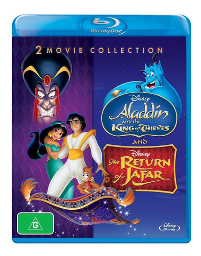 Aladdin El Rey De Los Ladrones / El Retorno De Jafar Blu-ray