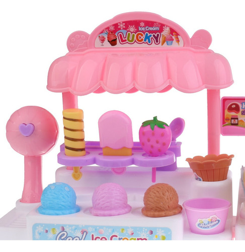 Juego De Caja Registradora De Tienda De Helados De