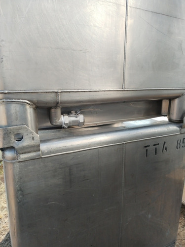 Contenedor Metálico 1,300 Lts, De Acero Inoxidable (Usado)