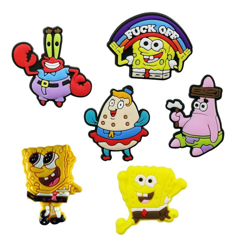 26 Pines Broches D Bob Esponja De Pvc Para Ropa Y Accesorios