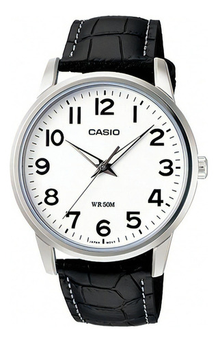 Reloj Hombre Casio Mtp-1303l-7bvdf /relojería Violeta Color De La Correa Negro