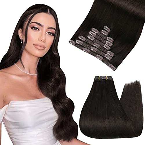 Ugeat 22 Pulgadas Clip En Extensiones De Pelo Real 2hcgr