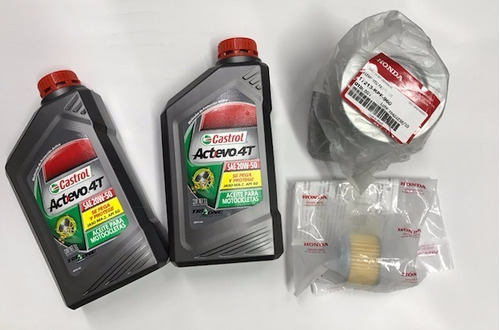 Kit Service Honda Cbx250 Twister Castrol Mineral + Filtros