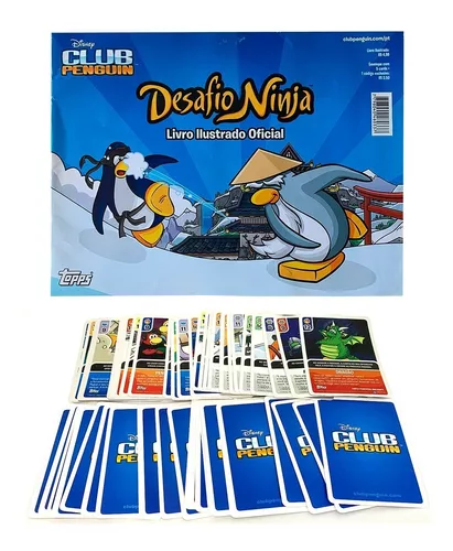 Album Vazio Club Penguin Desafio Ninja Cards 2013 Topps