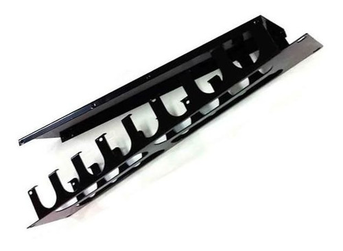 Imagem 5 de 6 de 5 Pçs Organizador De Cabos Horizontal Fechado 2u P/ Racks 19