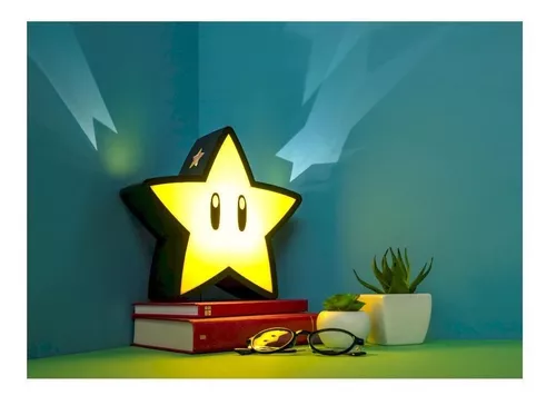 Lámpara Estrella Mario Bros Proyector - $ 1,599