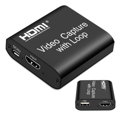 Capturadora De Video Usb 3.0 Hdmi Capture Con Loop Out