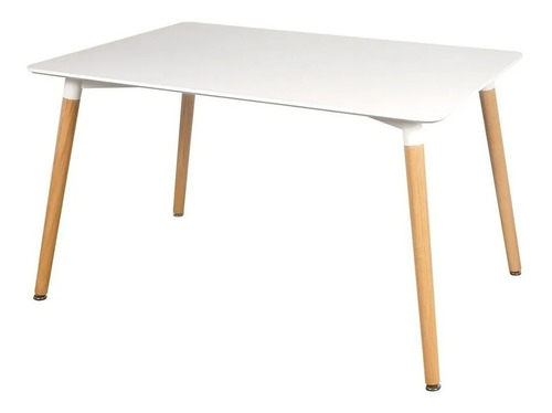 Mesa Eames Nordica Laqueada Y Madera Rectangular 140x80