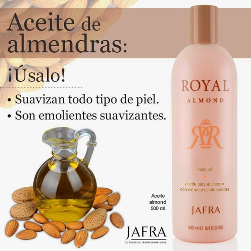 Aceite De Almendras Jafra 500ml