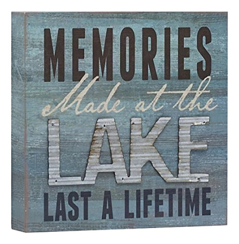 Recuerdos En El Lago Durar Toda Una Vida Caja Mural Arte Car