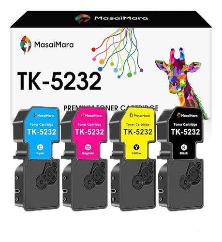 Para Kyocera Tk5232 (tk-5232) Juego De S De Tóner De ...
