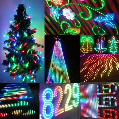 Wesiri Ws2811 Digital Digital Rgb Led Pixel Luces Alambre Ne