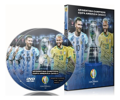 Argentina Campeon Copa America (2021) - Dvd 