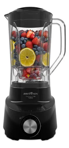 Liquidificador Britânia 2,6L 4 Velocidades Preto Diamante 1100