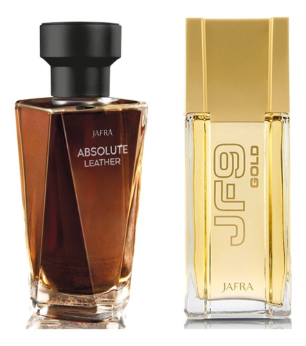 Jafra Absolute Leather & Jf9 Gold Original Set De 2 Perfumes